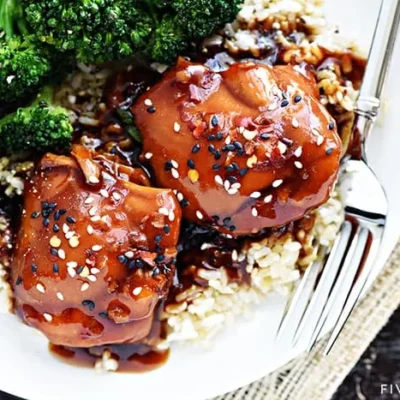 Bits O Teriyaki Chicken