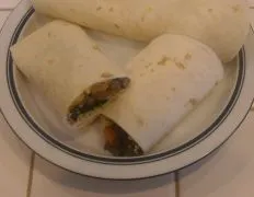 Black Bean And Avocado Wrap