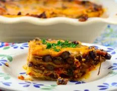 Black Bean And Tortilla Bake