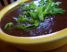 Black Bean & Salsa Soup