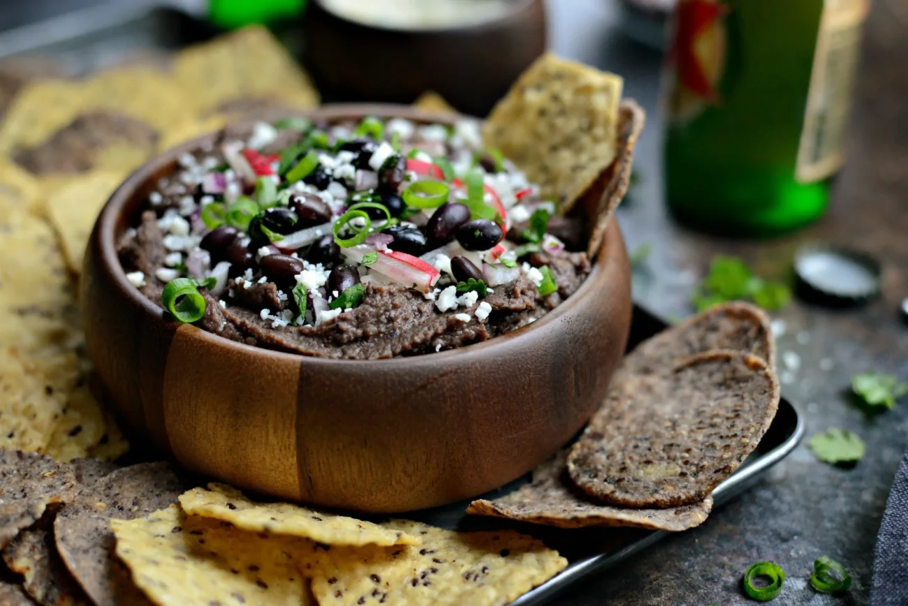 Black Bean Spread / Dip With Lime And