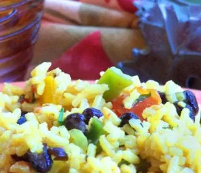 Black Bean &Amp; Yellow Rice Salad