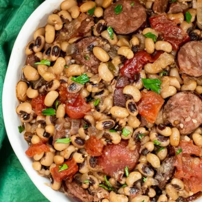 Black-Eyed Peas And Tomatoes With Sauteed