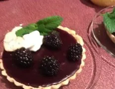 Blackberry Pudding Tarts