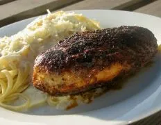 Blackened Chicken Pasta With Alfredo