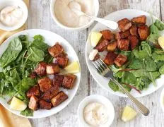 Blackened Tuna Bites With Cajun Mustard