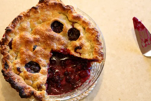 Blueberry And Blackberry Pie