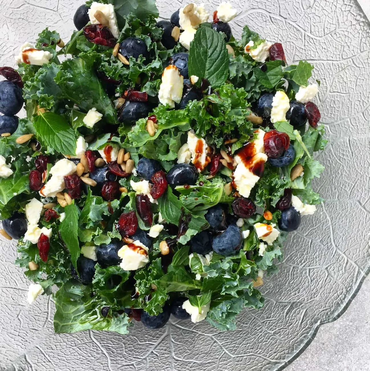 Blueberry And Mint Salad