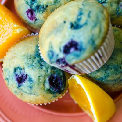 Blueberry And Orange Cupcakes