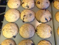 Blueberry Banana Nut Muffins