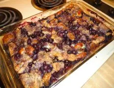 Blueberry, Bread Pudding