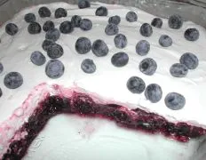 Blueberry Jello Dessert