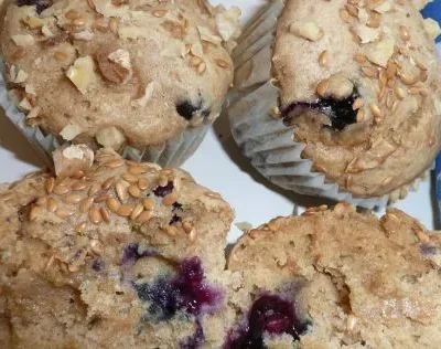 Blueberry- Peach Muffins