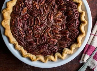 Bourbon Chocolate Pecan Pie