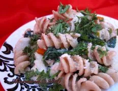 Bow Tie Pasta With Chicken &Amp; Spinach