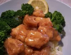 Breaded Chicken Balls With Lemon Glaze