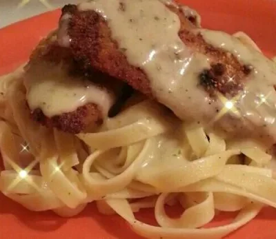 Breaded Lemon- Garlic Chicken Breasts