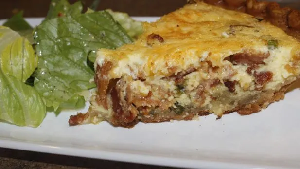 Breakfast Quiche With Bacon