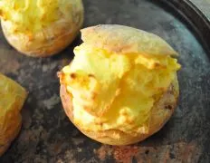 Brie Stuffed Jacket Potatoes
