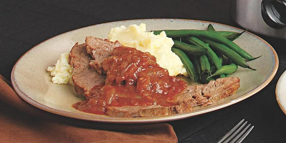 Brisket Of Beef In Tomato Onion Gravy Crock