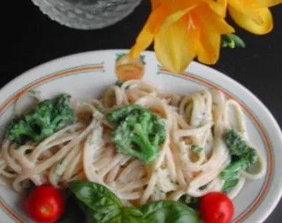 Broccoli Alfredo Pasta