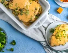Broccoli And Cheese Stuffed Chicken Breast