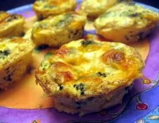 Broccoli & Cheddar Mini Quiches