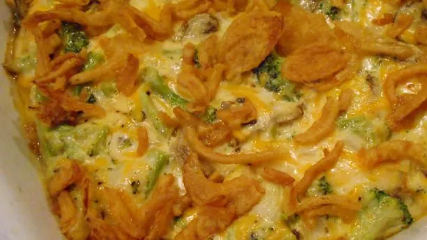 Broccoli & Mushroom Casserole