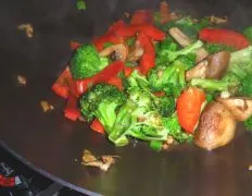 Broccoli N Red Peppers Stir Fried