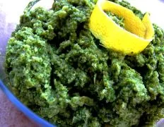 Broccoli Pesto For Bread Or As Side Dish