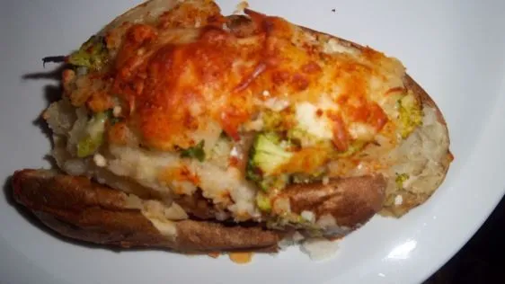 Broccoli & Ranch Twice Baked Potatoes