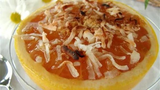 Broiled Grapefruit With Coconut