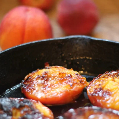 Broiled Peaches