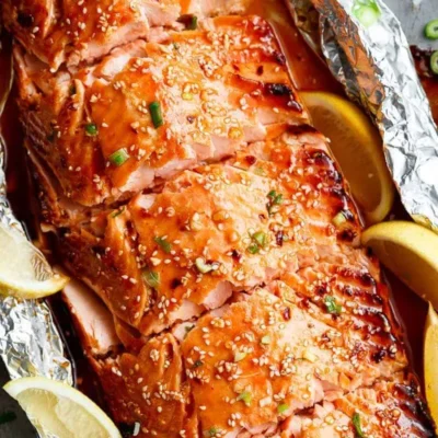 Broiled Sesame Salmon