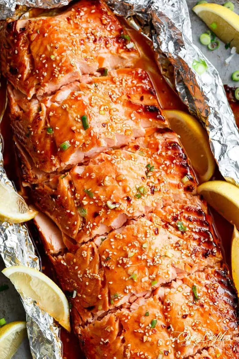 Broiled Sesame Salmon