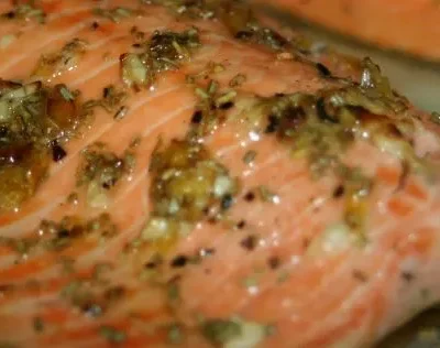 Broiled Steelhead Trout With Rosemary