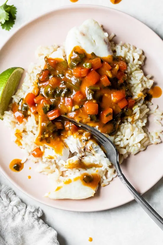 Broiled Tilapia With Thai Coconut Curry