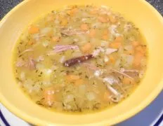 Brothy Split Pea & Ham Soup