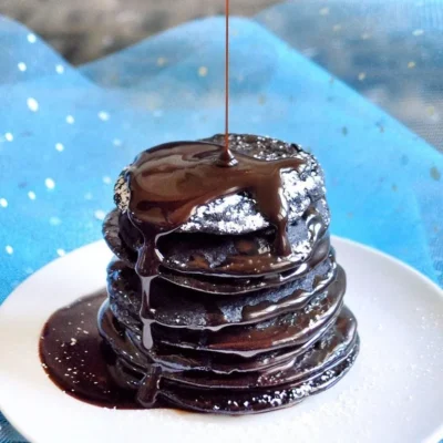 Brownie Batter Pancakes