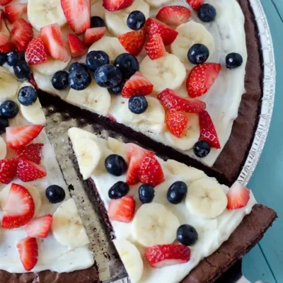 Brownie Fruit Pizza