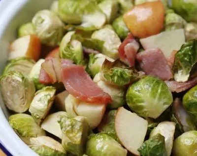 Brussels Sprouts With Bacon And Apple