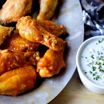 Buffalo Wings To Die For ! And Blue Cheese Dip