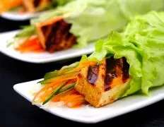 Bulgogi Spiced Tofu Wraps With Kimchi Slaw