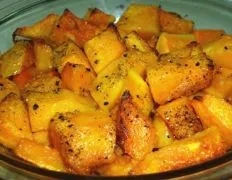 Butternut Squash With Garlic And Olive