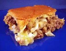 Cabbage &Amp; Meat Pie