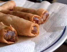 I haven't made spring rolls in 15 years but my daughter requested them and I thought "why not!" used your wonderful recipe as a reminder as it is as close to mine as I could find. I did however add pork as we are not vegetarian and used bok choy instead of green cabbage. I also added Shitake mushrooms. The rest pretty much the same. It was a hit! None left over. Really good - thanks!