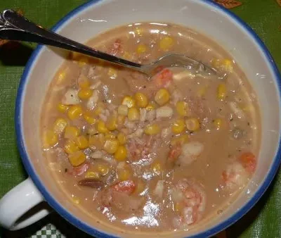 Cajun Corn And Shrimp Chowder