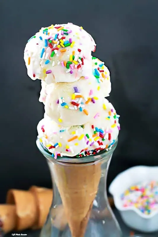 Cake Batter Ice Cream