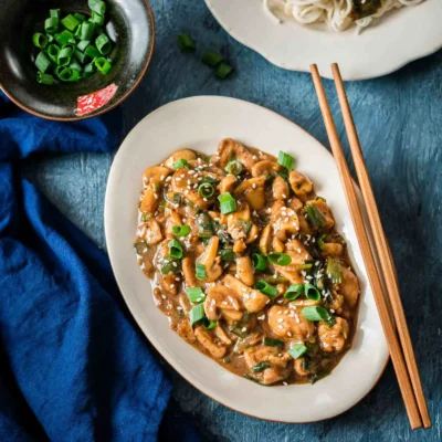 Cantonese Chicken And Mushrooms