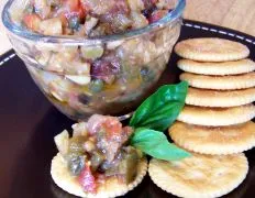 Caponata With Poblanos And Roasted Garlic